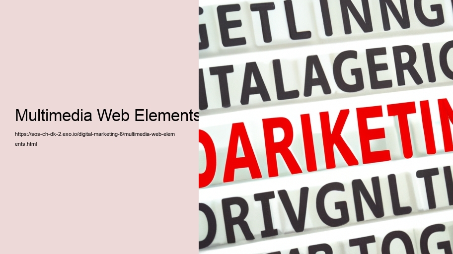 Multimedia Web Elements